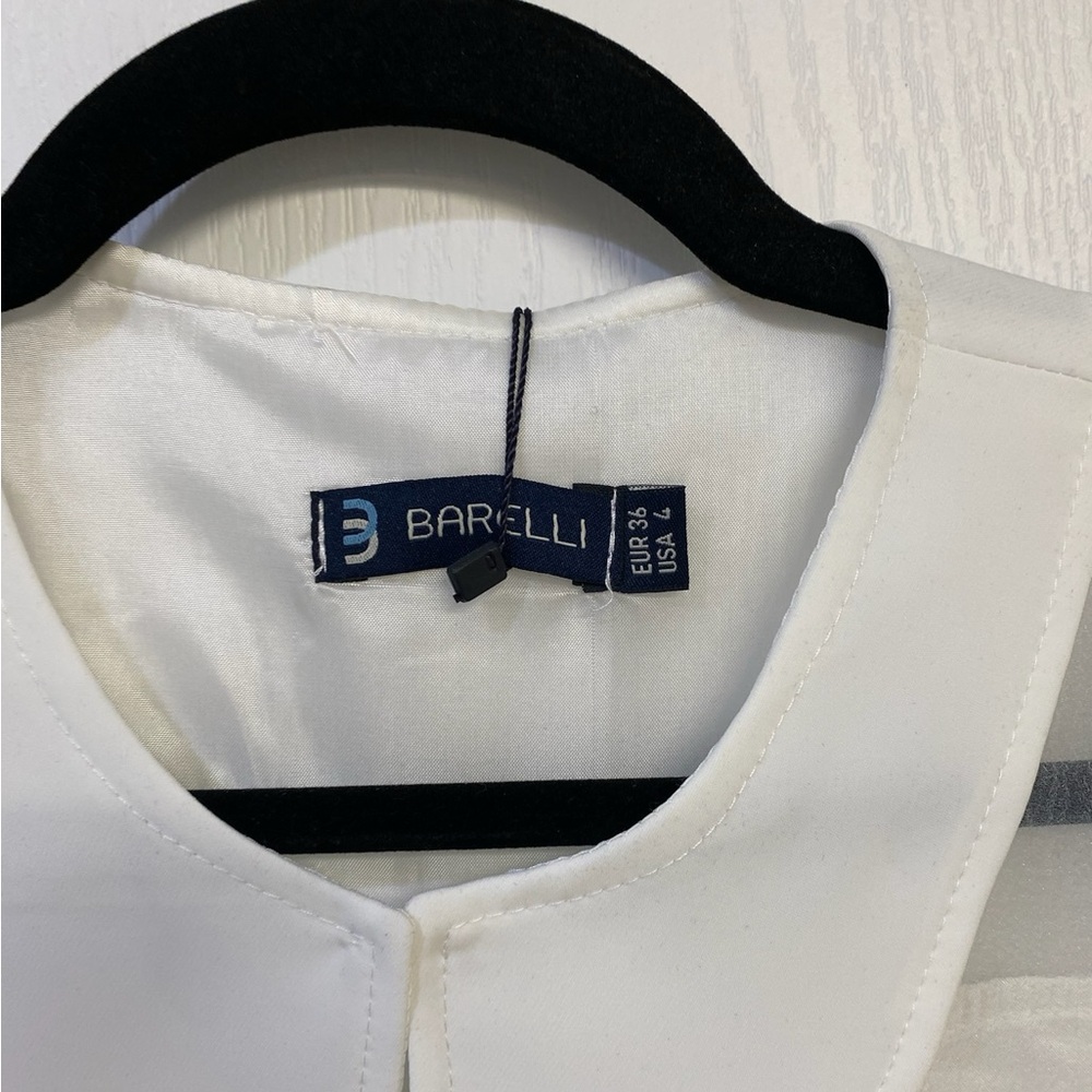 Multicolored Sheer Elements 3/4 Sleeve Blouse - image 4